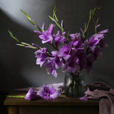 Схема вышивки «Гладиолусы»