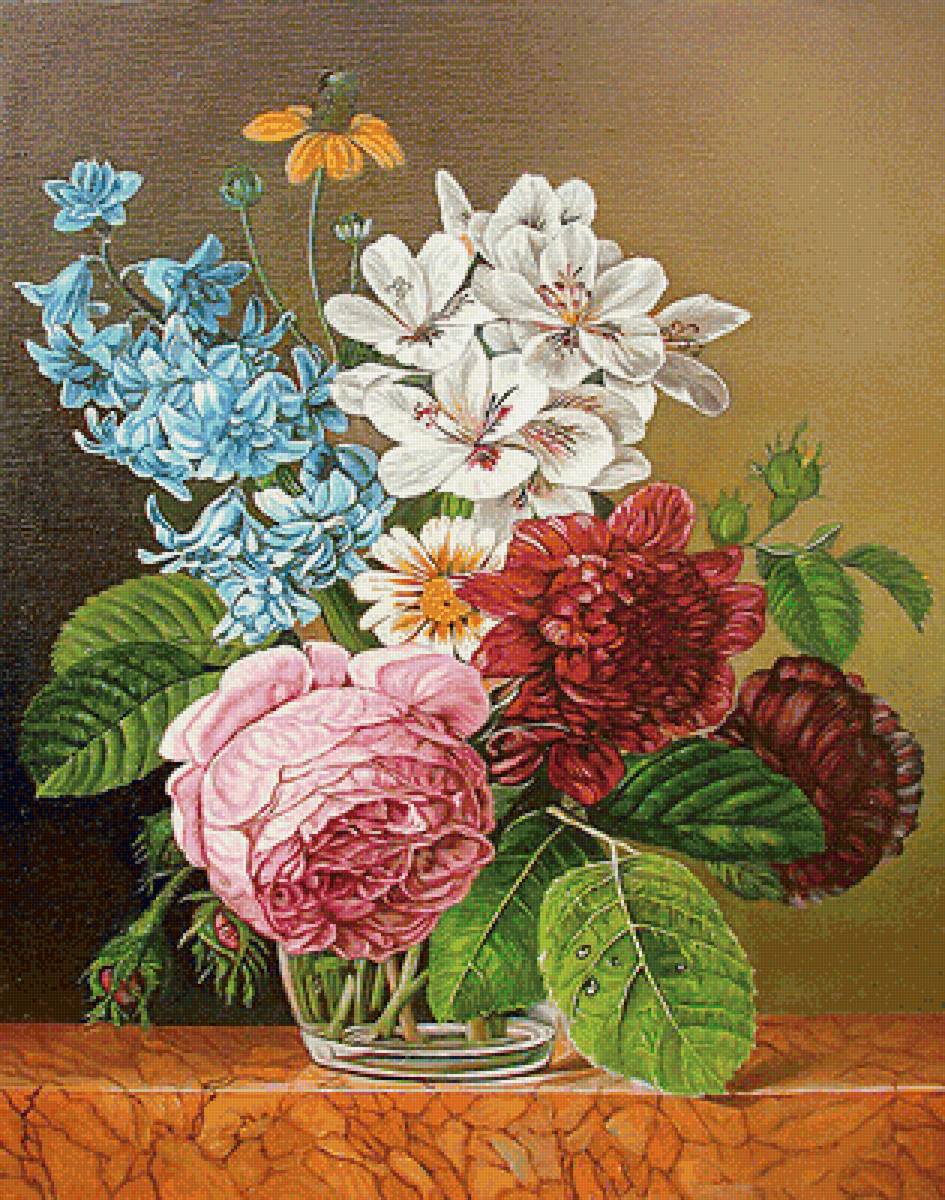Букет - цветы, цветы в вазе - предпросмотр