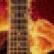 Предпросмотр схемы вышивки «гитара в огне» (№1913944)