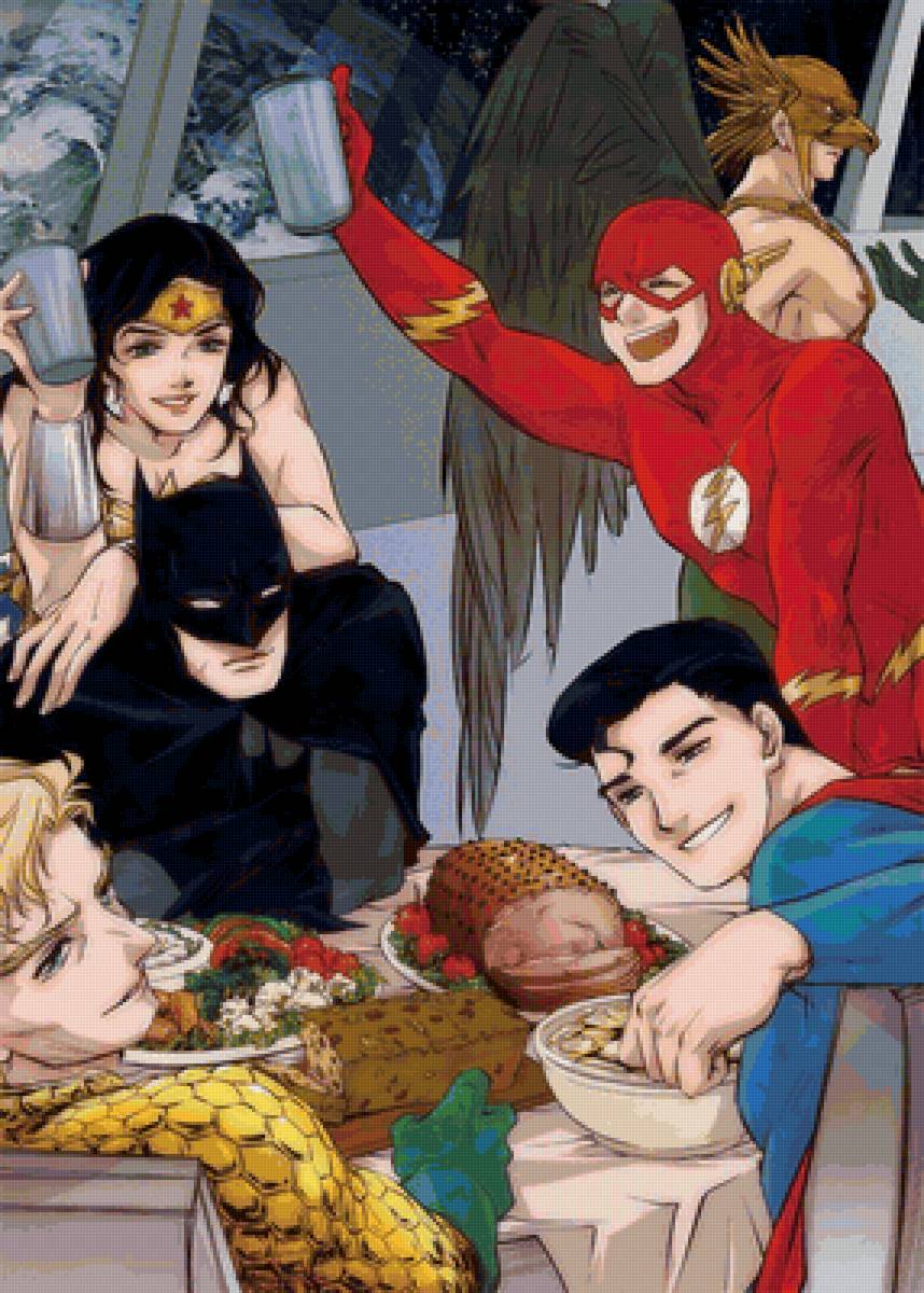 герои - комиксы, dc, герои, супермен, бэтмен - предпросмотр