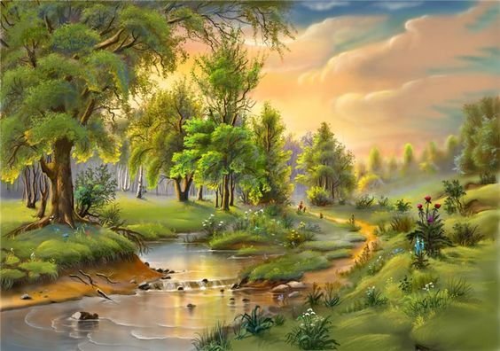 Літній пейзаж - оригинал