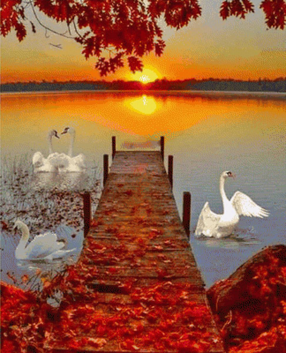 Лебеди - предпросмотр