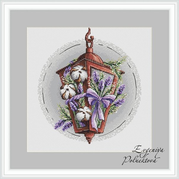 Фонарик с хлопком - хлопковый фонарик, цветочный, фонарь - оригинал