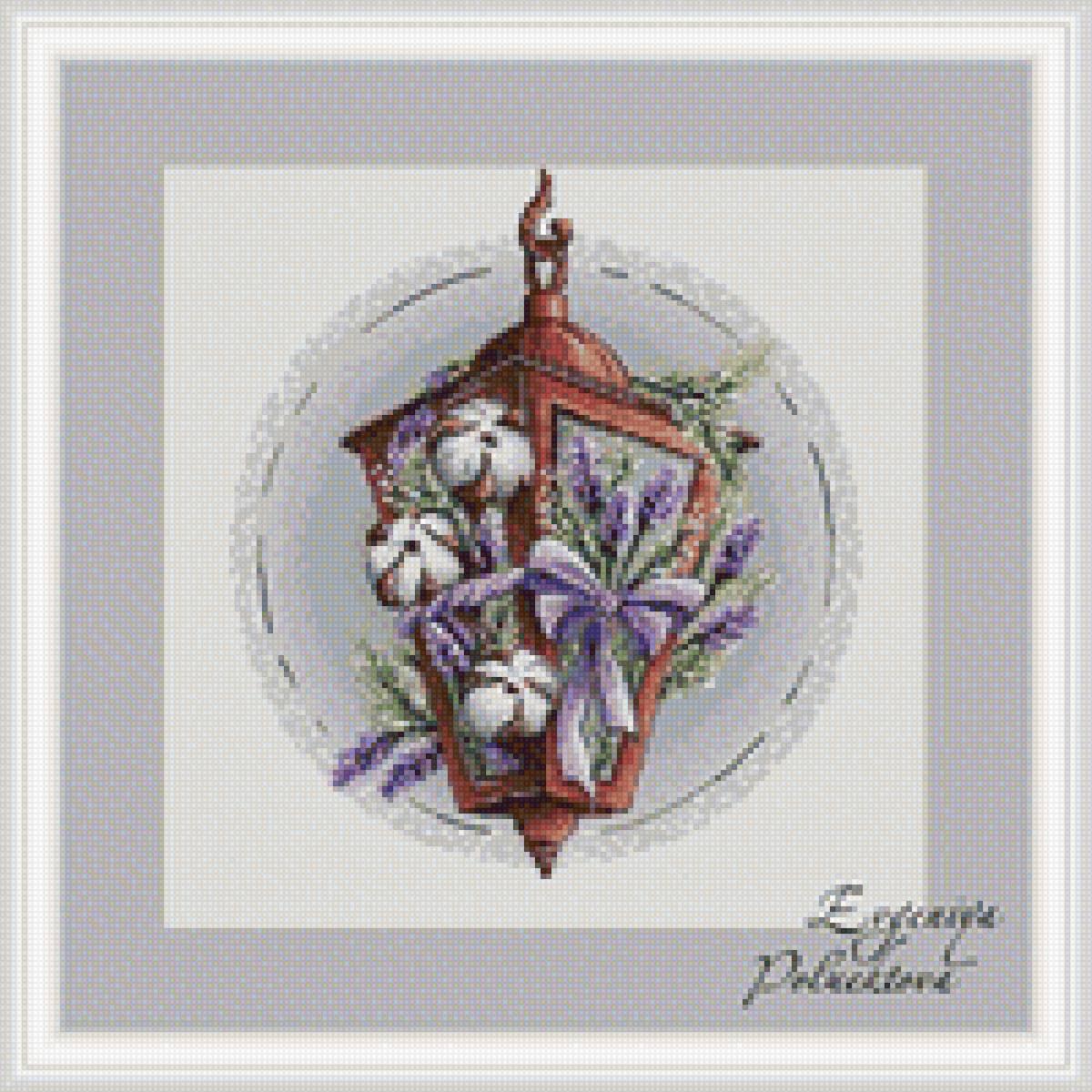 Фонарик с хлопком - фонарь, цветочный, хлопковый фонарик - предпросмотр