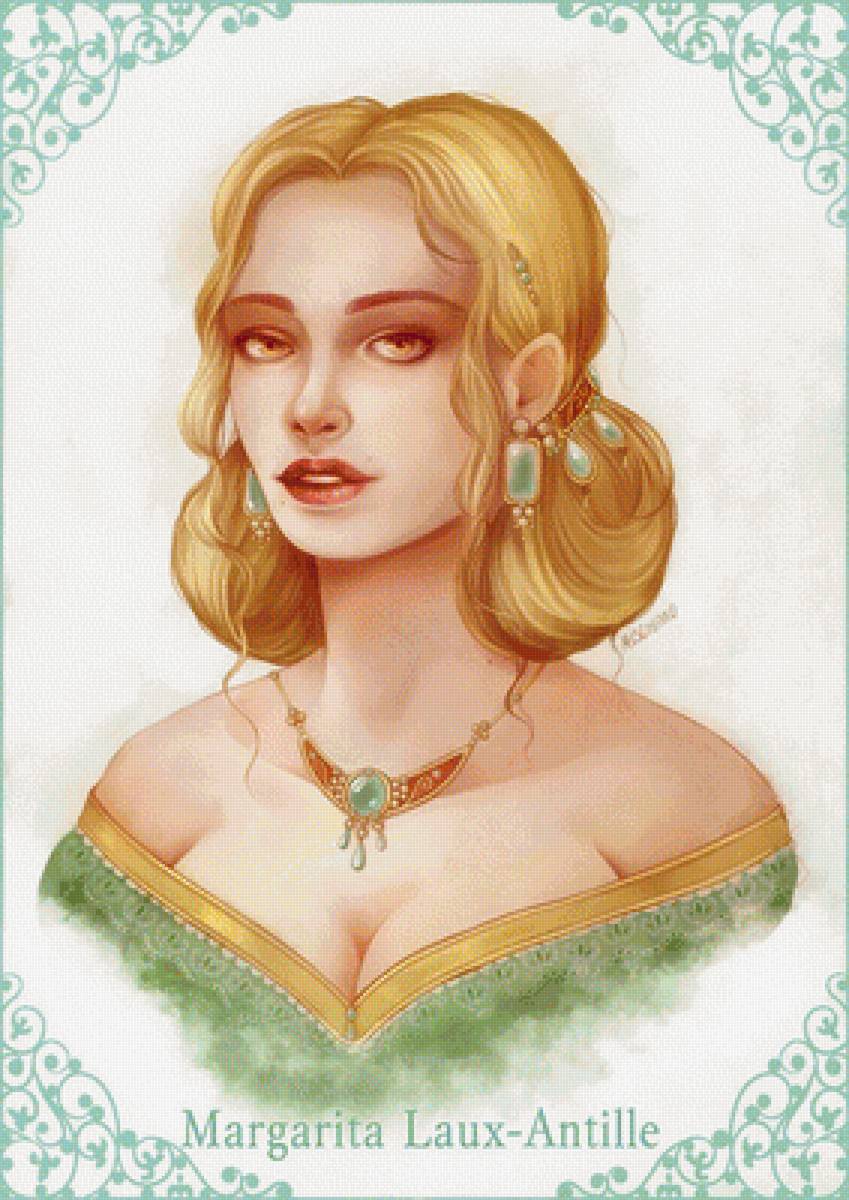 рисунок - девушка - предпросмотр