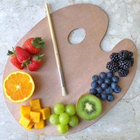 Фруктовые краски - краски, ягоды, фрукты - оригинал