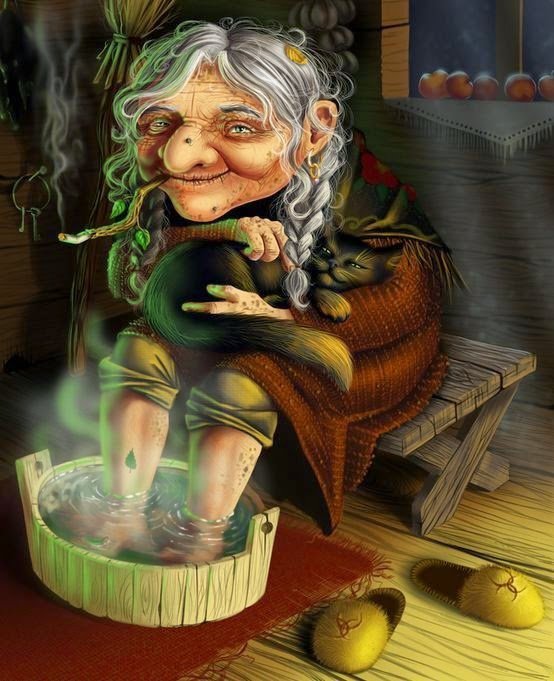 Баба Яга - сказка, ведьма, фэнтези, баба яга - оригинал