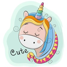 Схема вышивки «единорог»