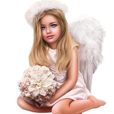 Схема вышивки «angel»