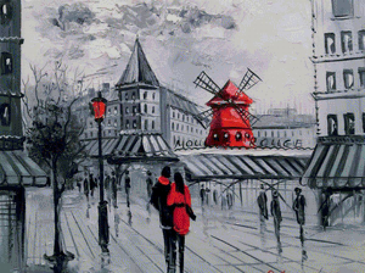 Мулен Руж - париж, мулен руж, город - предпросмотр