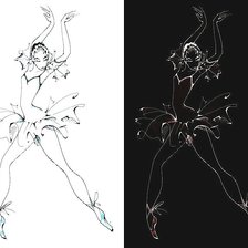 Схема вышивки «танец»