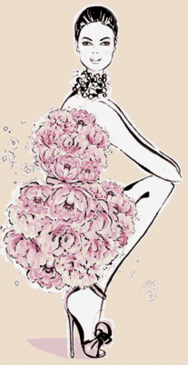 №1916805 - девушка, рисунок - предпросмотр