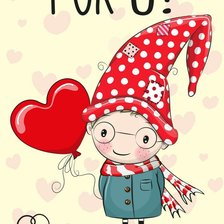 Схема вышивки «гномик»