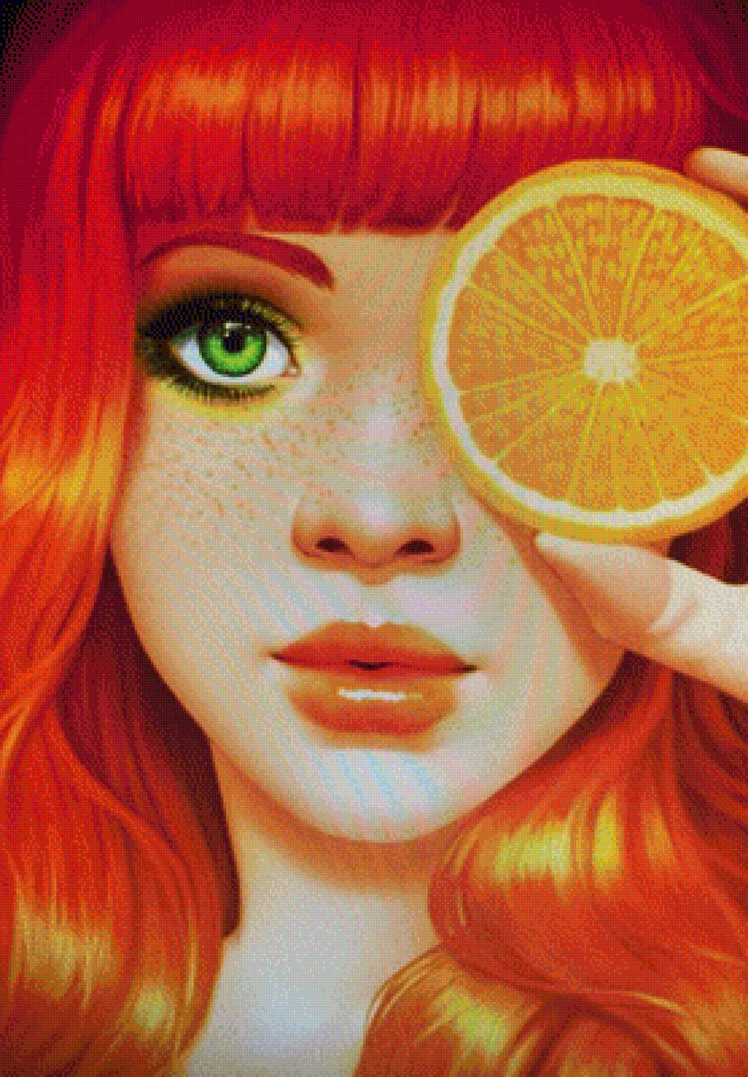 Girl Orange - предпросмотр