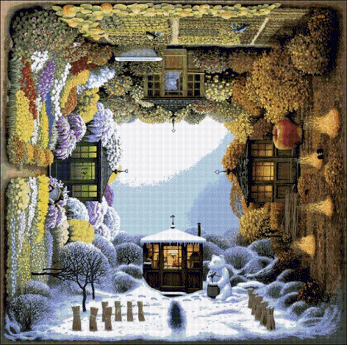 4 СЕЗОНА.S-001 - ковры, гобелены - предпросмотр