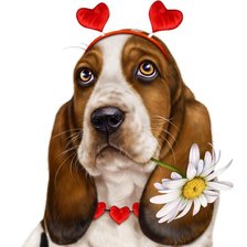 Схема вышивки «cane cagnolino dog»