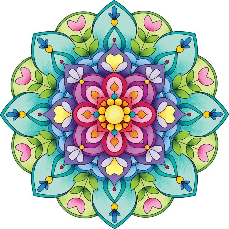 Fiori cerchio - mandala - оригинал