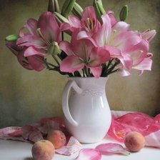 Схема вышивки «лилии»