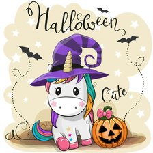 Схема вышивки «единорог»