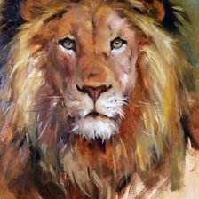 Схема вышивки «głowa lwa»