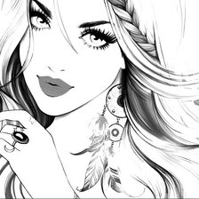 Схема вышивки «рисунок»