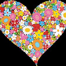 Схема вышивки «сердце»