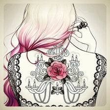 Схема вышивки «рисунок»