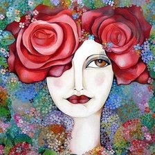 Схема вышивки «Donna arose»