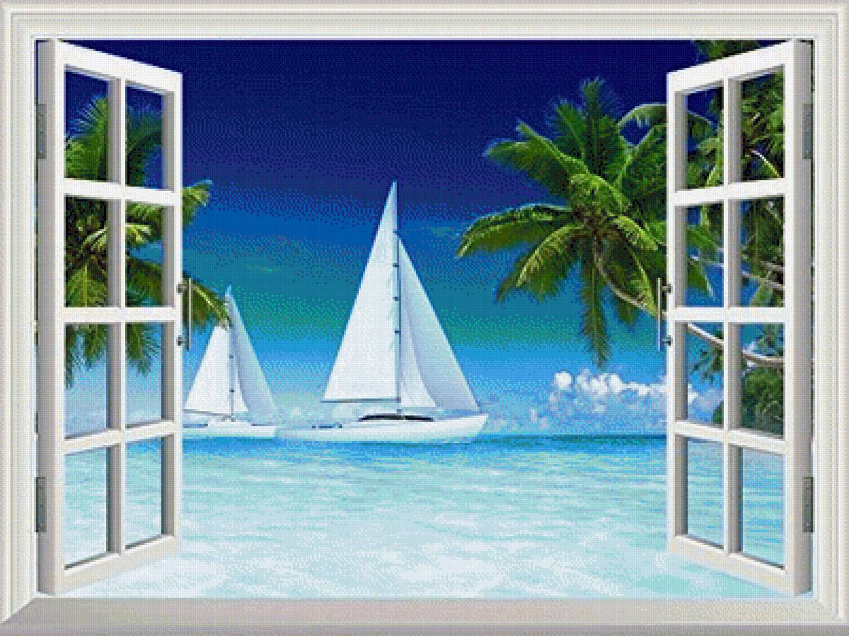 Finestra mare - paesaggio - предпросмотр