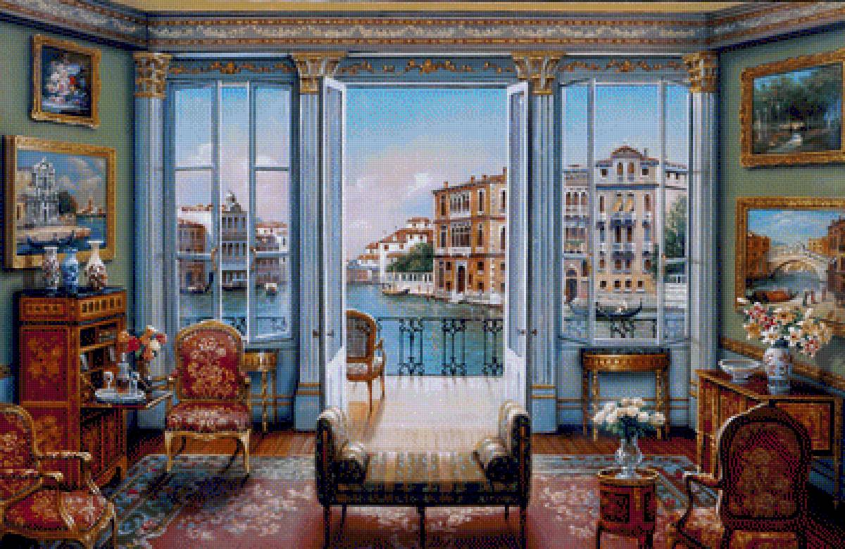 Vista dalla finestra - paesaggio - предпросмотр