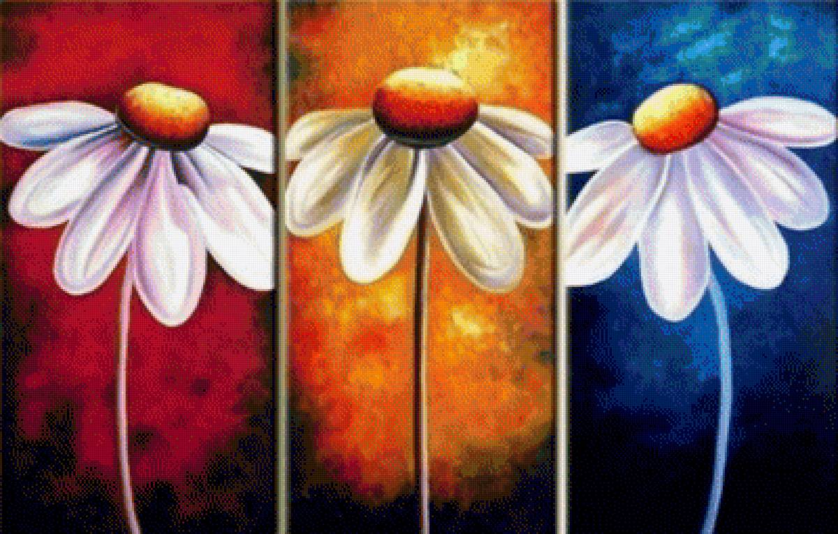 Margherite trio - fiori - предпросмотр