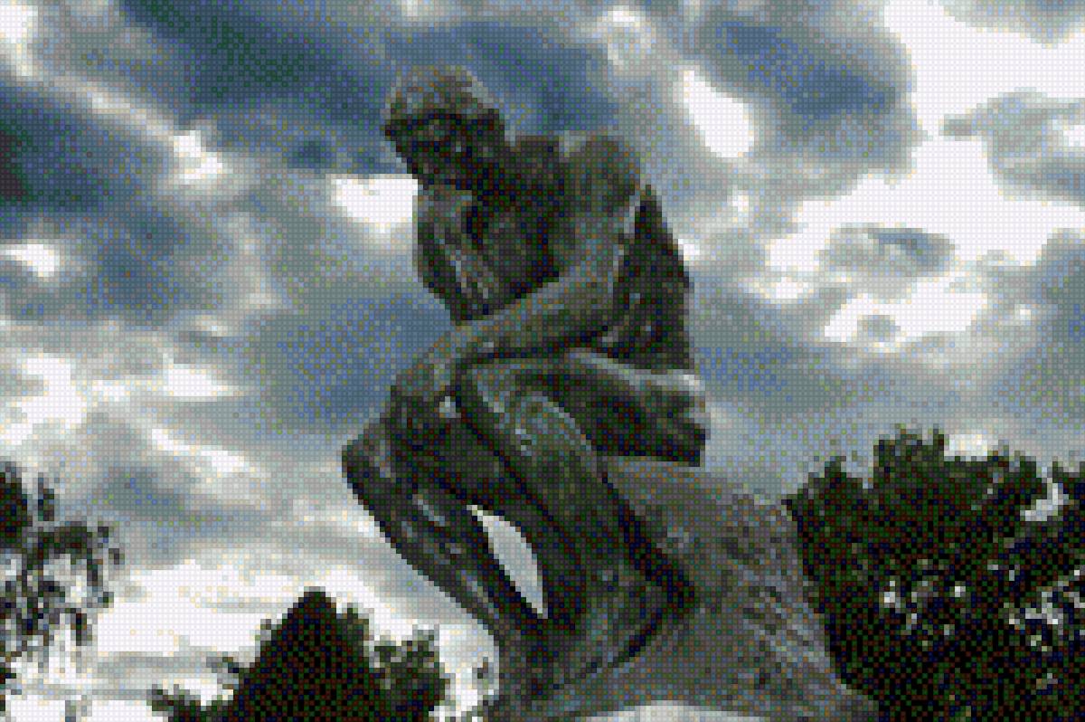 Мыслитель - статуя, скульптура, мыслитель - предпросмотр