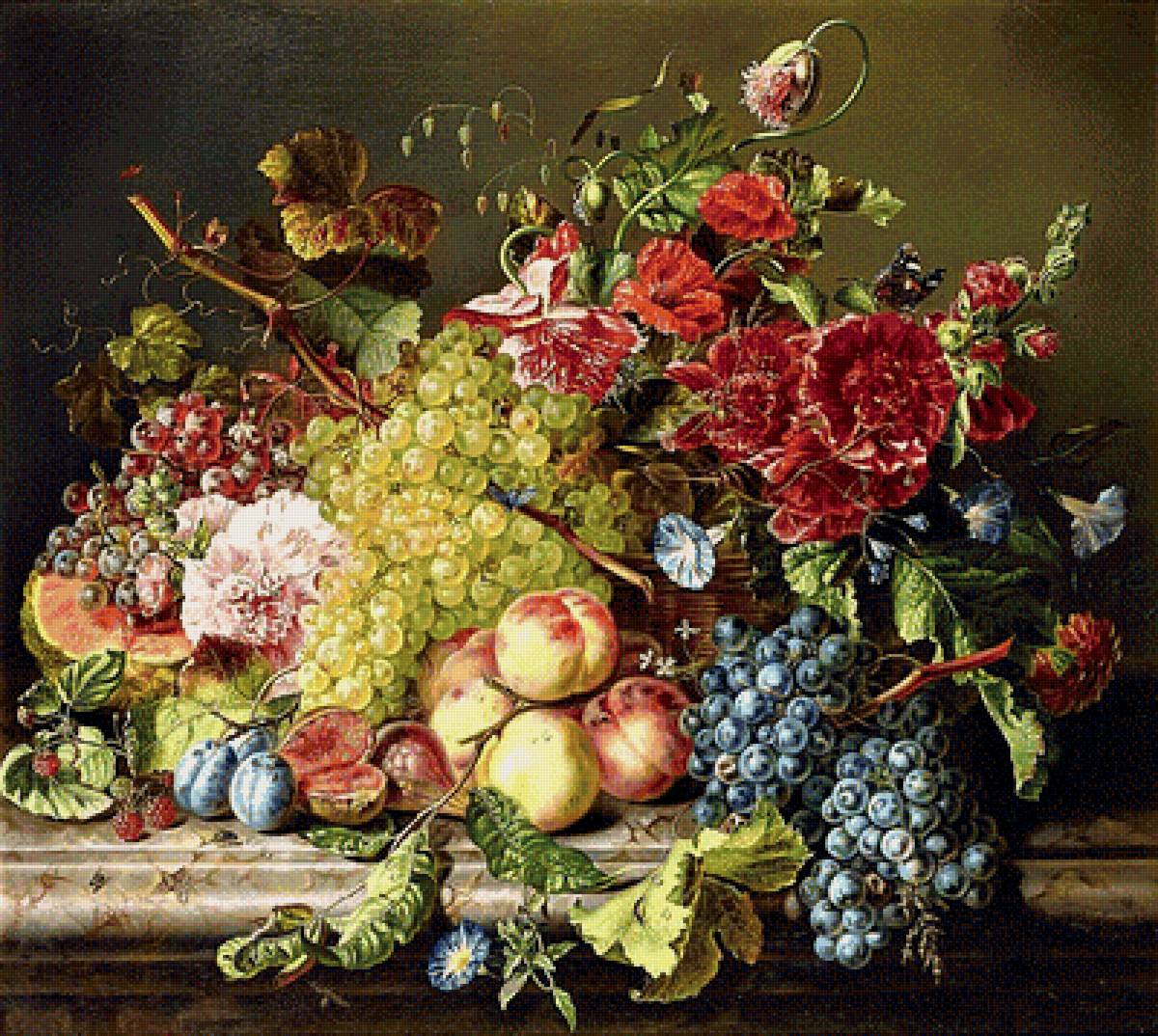 №1920491 - натюрморт, виноград - предпросмотр