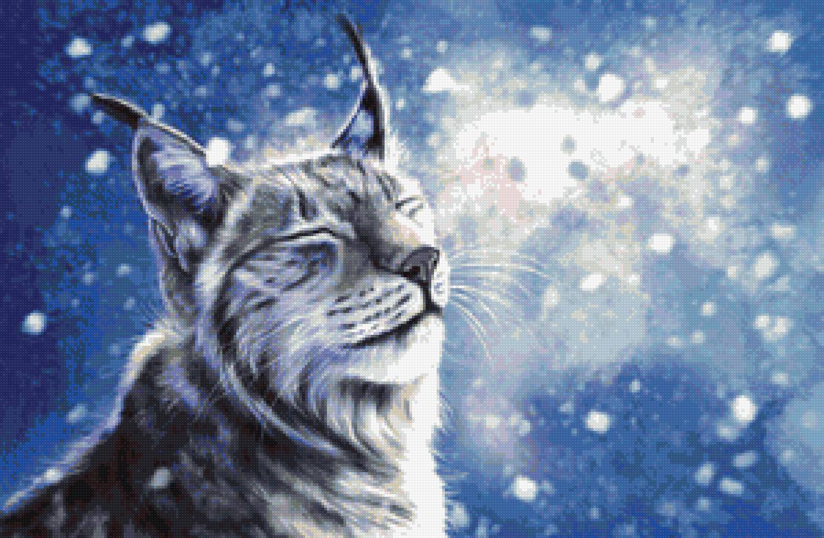 Рысь и снег - зима, дикие, снег, рысь, животное - предпросмотр