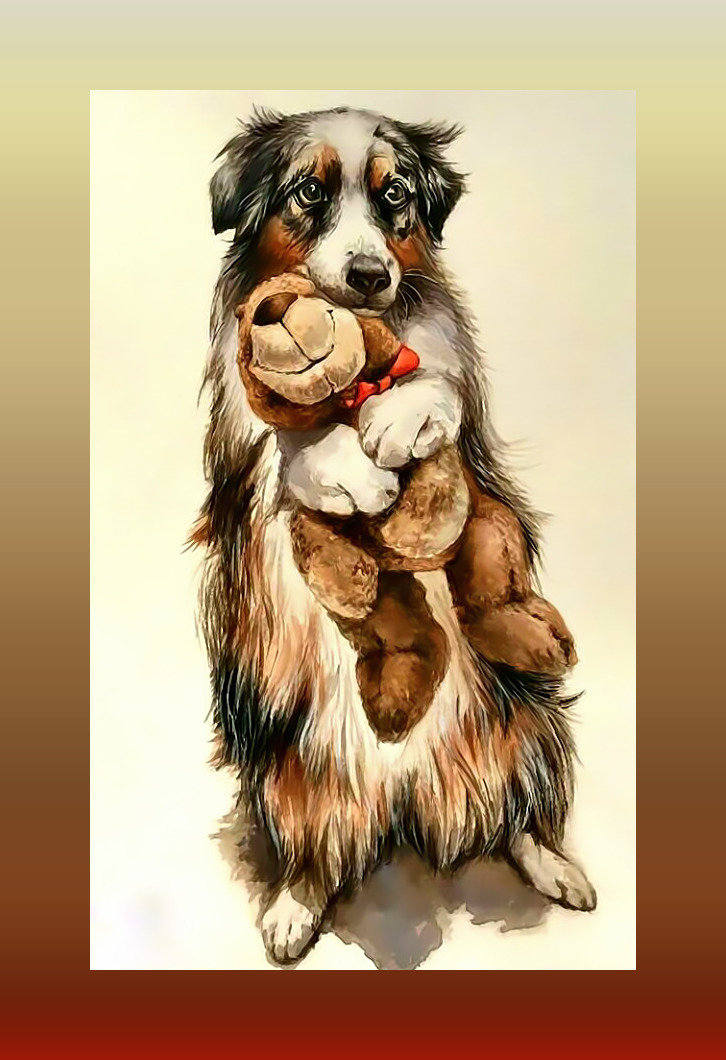 Любимая игрушка - собака игрушка - оригинал