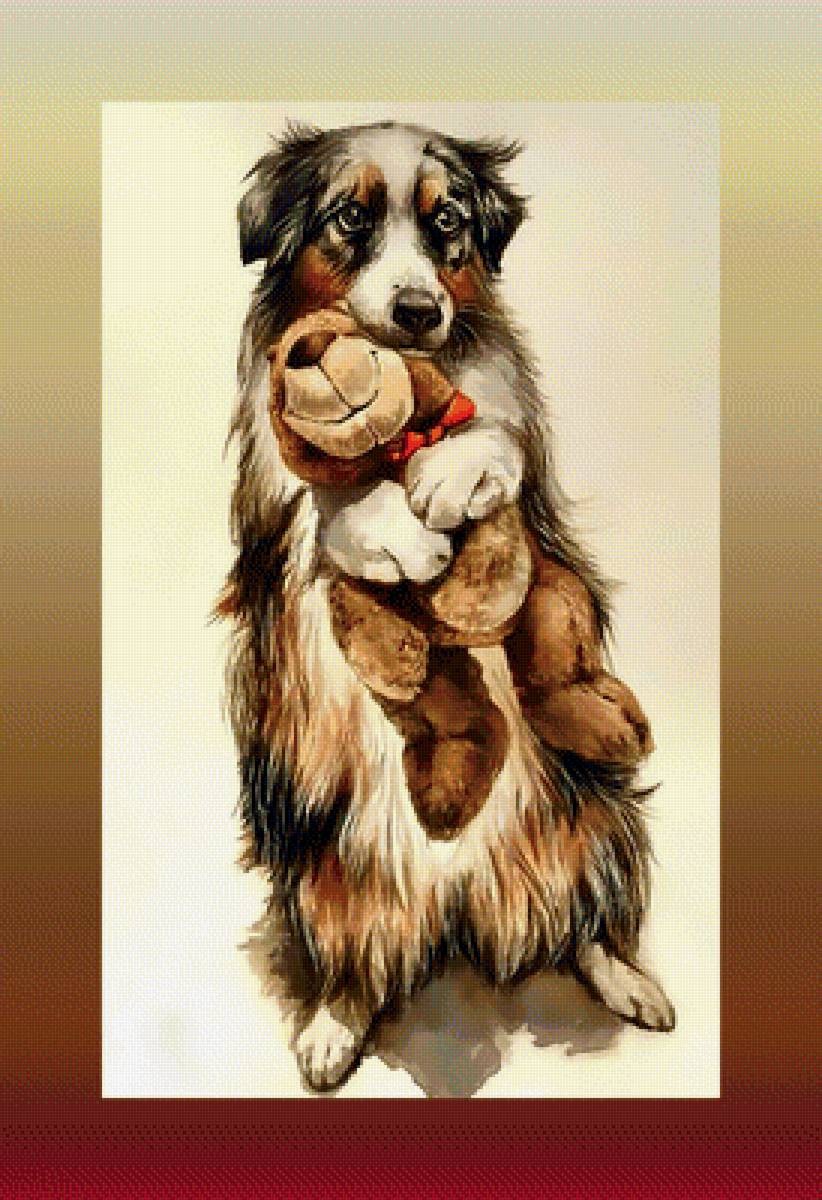 Любимая игрушка - собака игрушка - предпросмотр