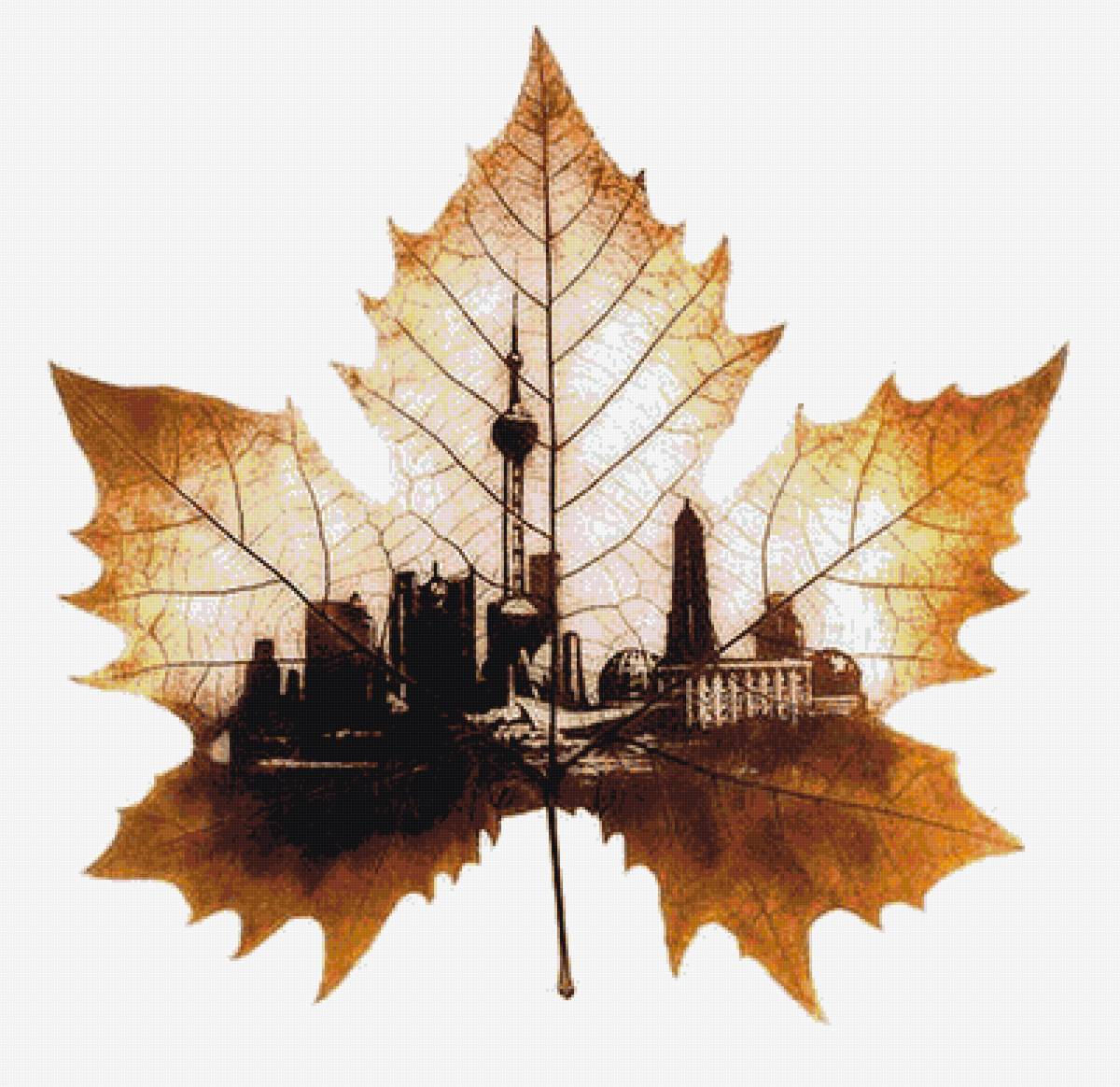 осень в городе - предпросмотр