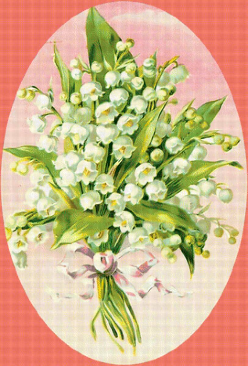 Букетик ландышей - букет цветы ландыши - предпросмотр