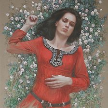 Схема вышивки «клевер»