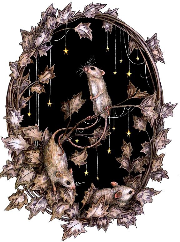 Сказочные иллюстрации Adam Oehlers - мыши - оригинал