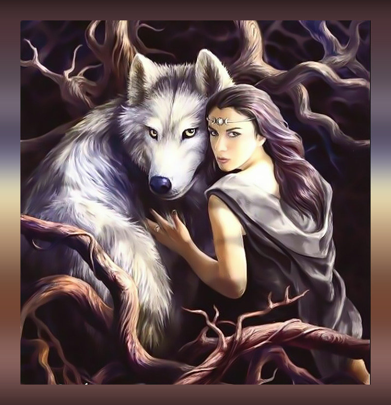 Девушка и волк - девушка волк - оригинал