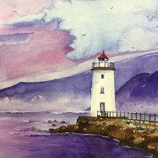 Схема вышивки «Маяк»