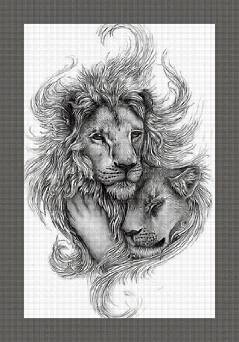 LEONES - 278 x 398 cruces - предпросмотр