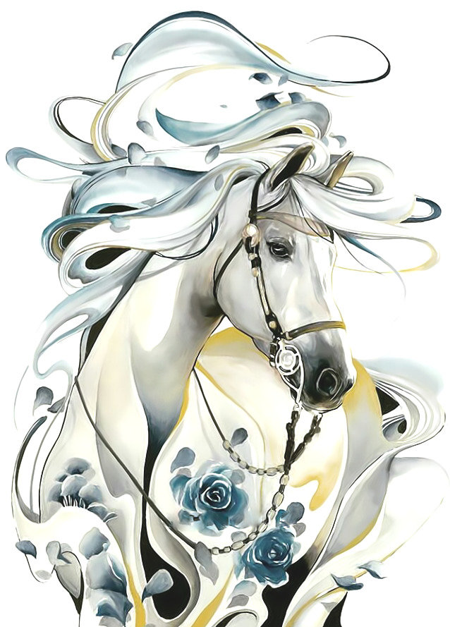 Белый конь - белый конь - оригинал