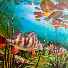 Схема вышивки «Хищница»