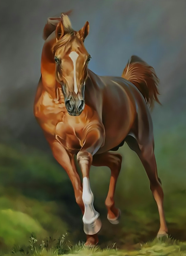 Конь - бегущий конь - оригинал