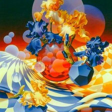 Схема вышивки «Ирисы»