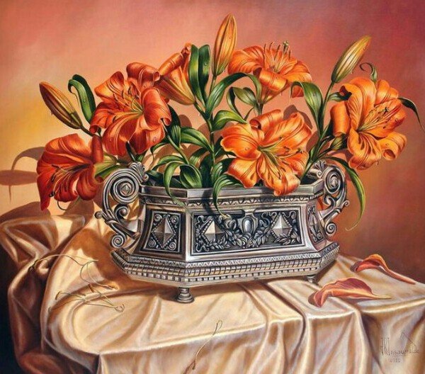 Лилии - цветы - оригинал