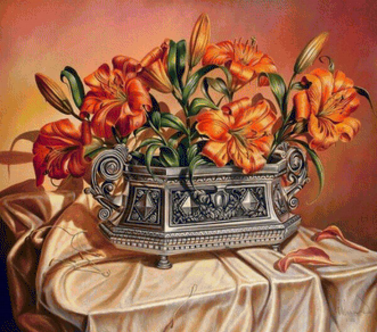 Лилии - цветы - предпросмотр