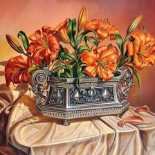 Схема вышивки «Лилии»